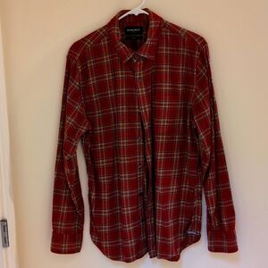 Bonobos Red Flannel L Slim Fit